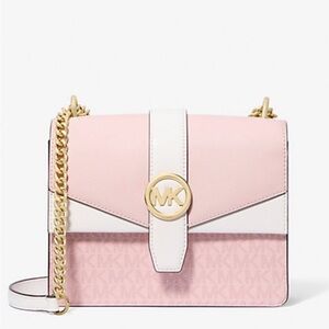 Michael Kors Greenwich Small Signature Logo Shoulder Crossbody Bag